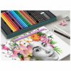 Creioane colorate Polychromos FABER-CASTELL, 17 buc/set + 4 creioane grafit, FC210052